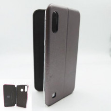 Futrola na preklop Leather za Samsung A205F/A305F/M107F Galaxy A20/A30/M10s srebrna