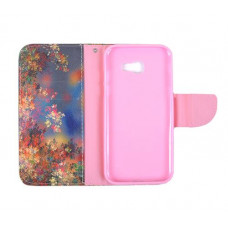 Futrola na preklop Print Autumn Flowers za Samsung A520 A5 2017
