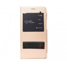 Futrola na preklop Smart View za Huawei P10 Lite zlatna